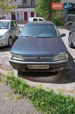 Седан Peugeot 605 1990 в Львові