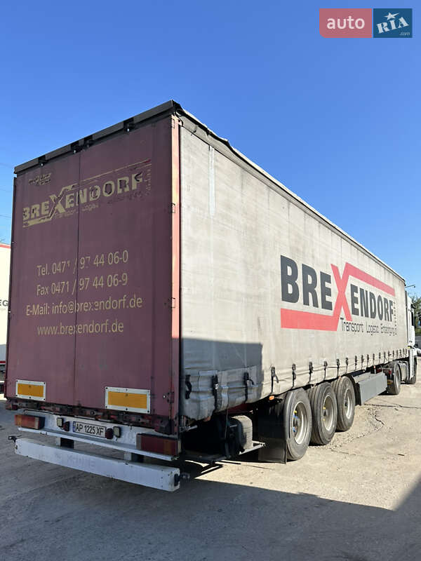 Тентованный борт (штора) - полуприцеп Krone BPW 1997 в Запорожье