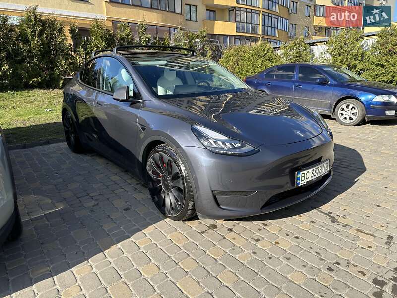 Внедорожник / Кроссовер Tesla Model Y 2020 в Львове