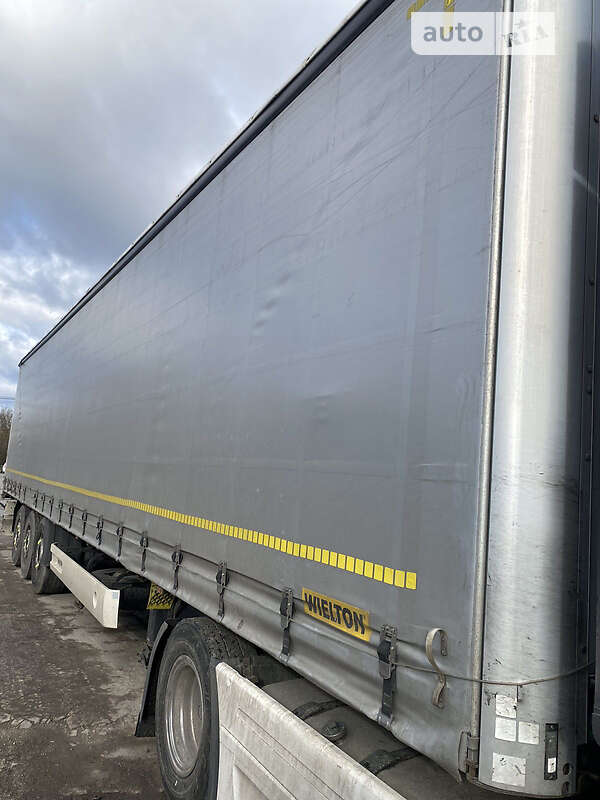Тентованный борт (штора) - полуприцеп Wielton NS34 2016 в Хусте
