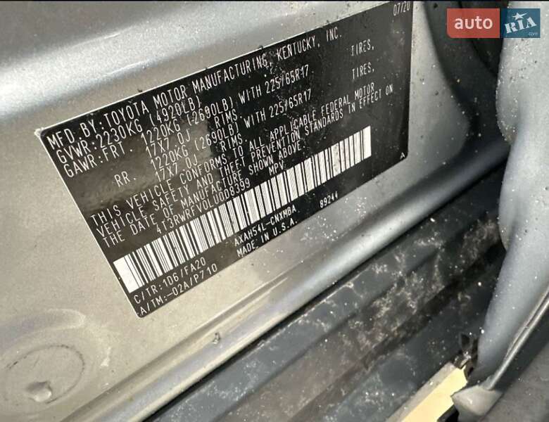 Позашляховик / Кросовер Toyota RAV4 2020 в Львові