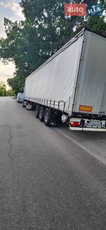 Тентованный борт (штора) - полуприцеп Schmitz SCS 24 2008 в Броварах