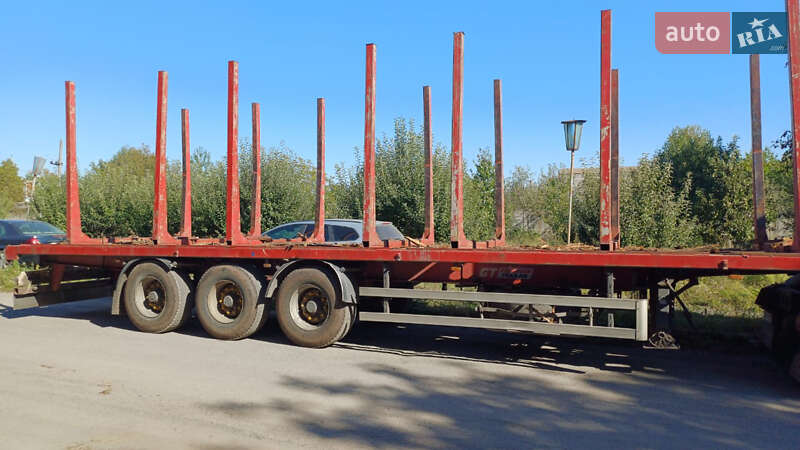 Лісовоз / Сортиментовоз - прицеп Schmitz SCS L24 2008 в Гнівані