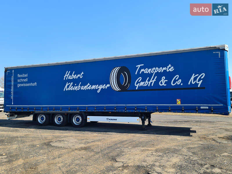 Тентованный борт (штора) - полуприцеп Krone SD 27 2015 в Долине Тентованный борт (штора) - полуприцеп Krone SD 27 2015 в Долине