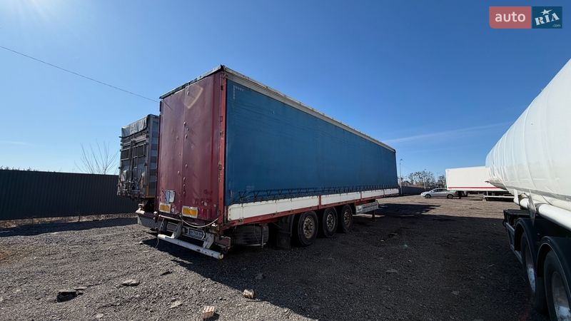 Тентованный борт (штора) - полуприцеп Krone SD 27 2000 в Киеве