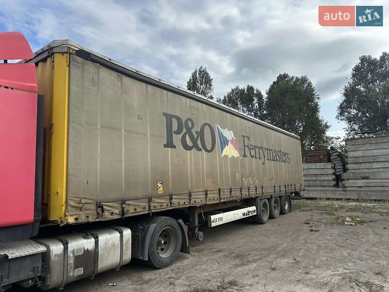 Тентований борт (штора) - напівпричіп Krone SDP 27 2005 в Дніпрі Тентований борт (штора) - напівпричіп Krone SDP 27 2005 в Дніпрі