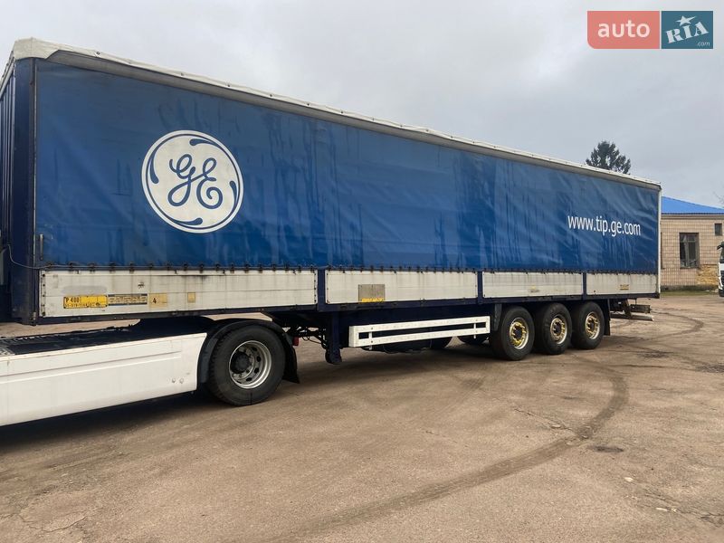 Тентованный борт (штора) - полуприцеп Krone SDP 27 2000 в Чернигове