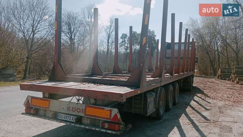 Лісовоз / Сортиментовоз - напівпричіп Kogel SN 24 1998 в Шепетівці Лісовоз / Сортиментовоз - напівпричіп Kogel SN 24 1998 в Шепетівці