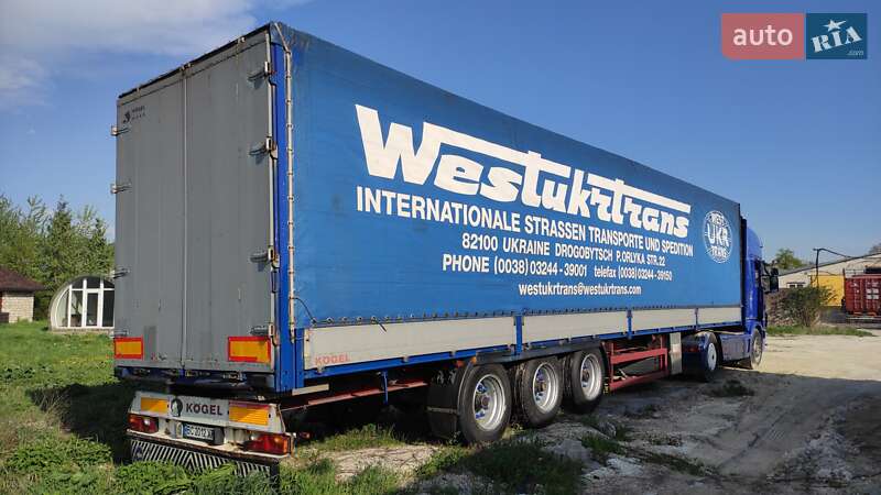 Тентованный борт (штора) - полуприцеп Kogel SN 24 2004 в Львове Тентованный борт (штора) - полуприцеп Kogel SN 24 2004 в Львове