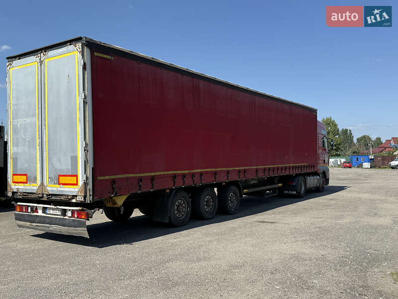 Тентованный борт (штора) - полуприцеп Kogel SN 24 2005 в Днепре