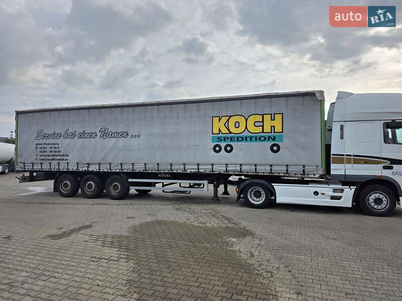 Тентованный борт (штора) - полуприцеп Kogel SN 24 2006 в Ровно