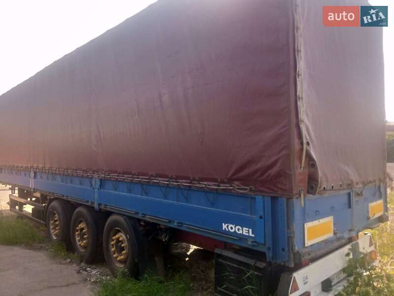 Тентованный борт (штора) - полуприцеп Kogel SNCM 2004 в Чернигове