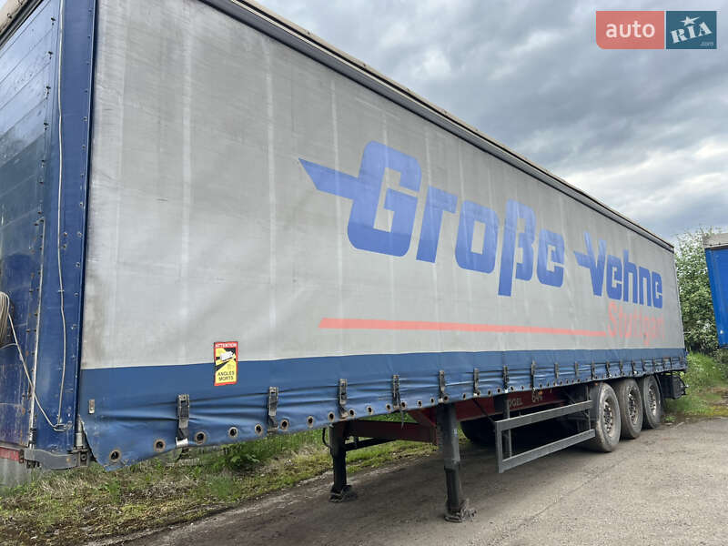 Тентованный борт (штора) - полуприцеп Kogel SNCO 24 2004 в Долине Тентованный борт (штора) - полуприцеп Kogel SNCO 24 2004 в Долине