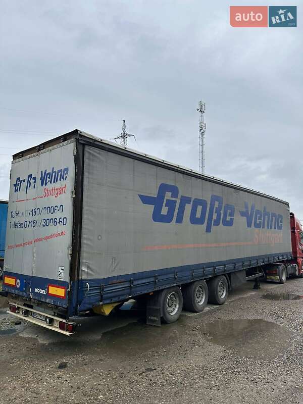 Тентованный борт (штора) - полуприцеп Kogel SNCO 24 2007 в Черновцах