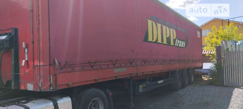 Тентованный борт (штора) - полуприцеп Schwarzmuller SPA-3E 2008 в Иршаве