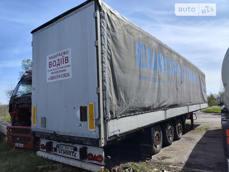 Тентованный борт (штора) - прицеп Schmitz Cargobull SPR 2008 в Городке