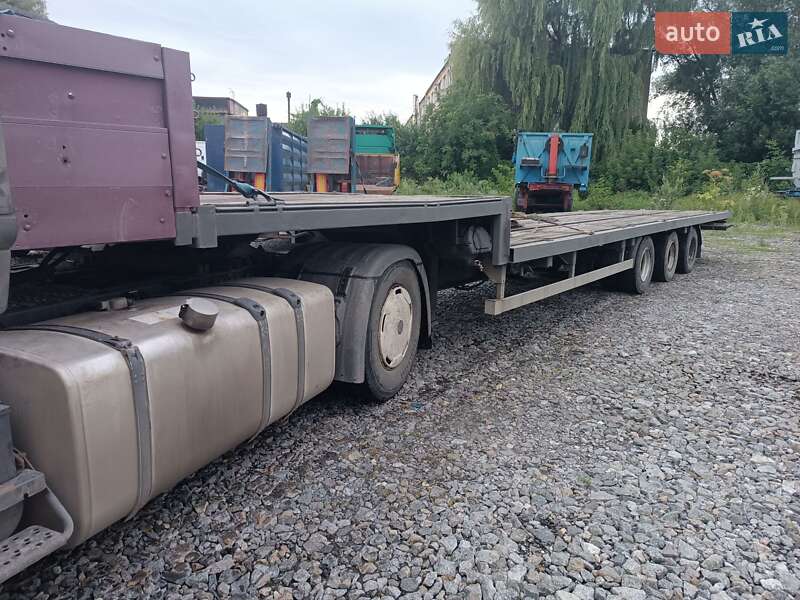 Низкорамная платформа Ackermann Fruehauf Eaf 2000 в 