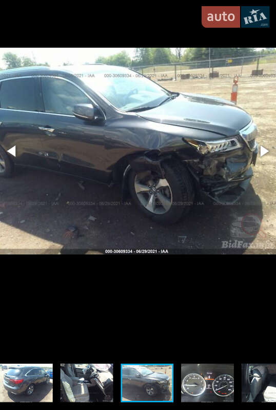 Позашляховик / Кросовер Acura MDX 2016 в Києві