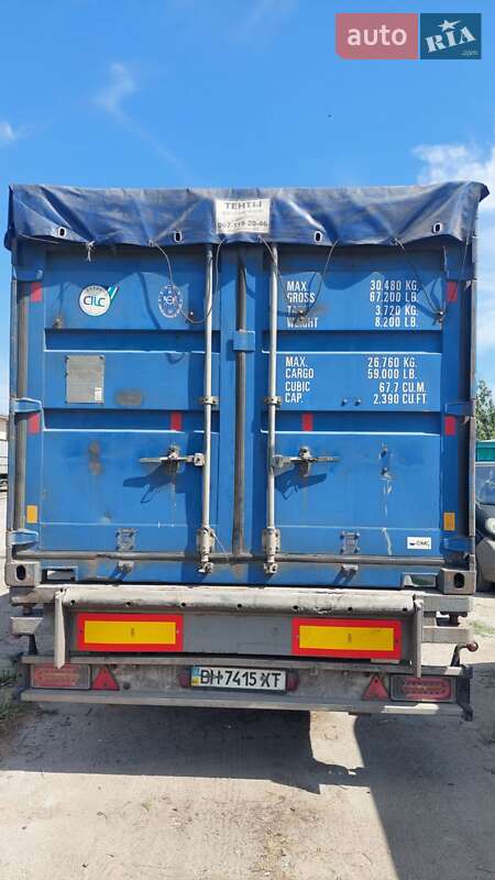 Контейнеровоз полуприцеп ALM Damper Самосвал 2000 в Одессе