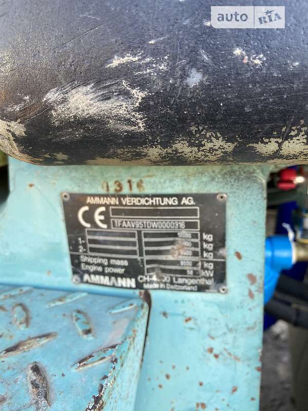 Дорожный каток Ammann AV 1998 в Умани фото 18 Дорожный каток Ammann AV 1998 в Умани