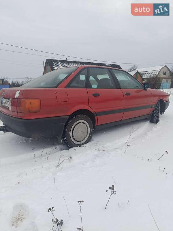 Седан Audi 80 1988 в Гадячі