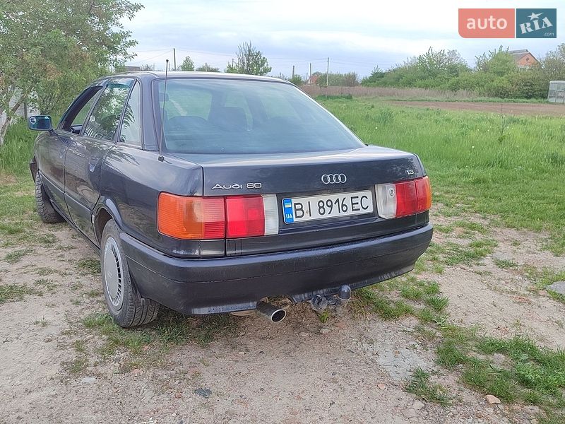 Седан Audi 80 1991 в Полтаві
