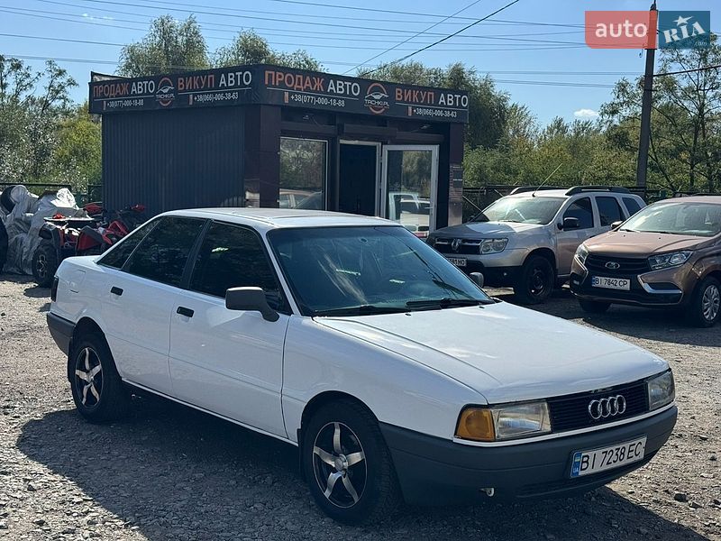 Седан Audi 80 1987 в Полтаві