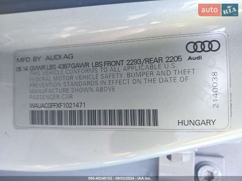 Седан Audi A3 2014 в Жовкве