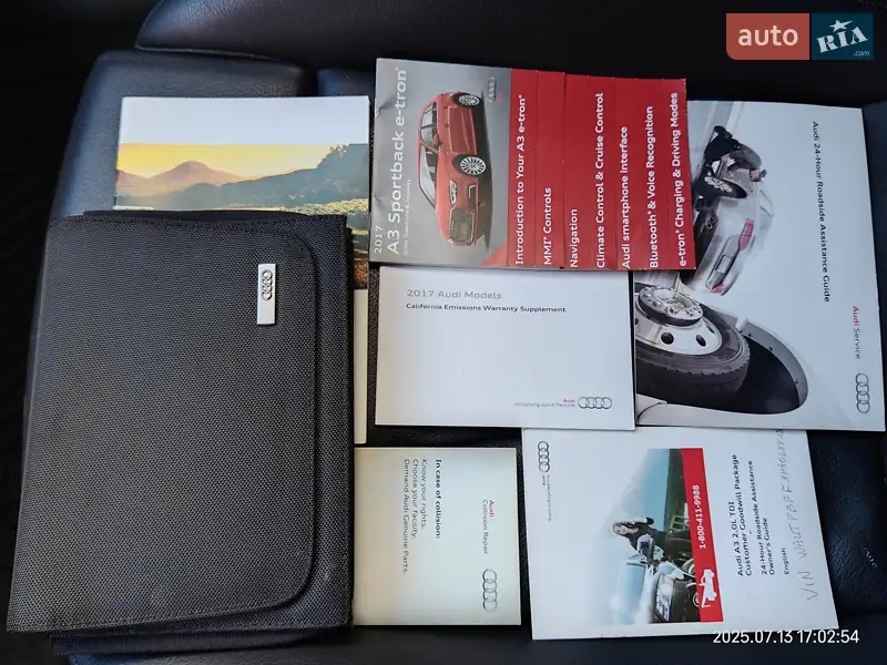 Хэтчбек Audi A3 2016 в Хмельницком документ