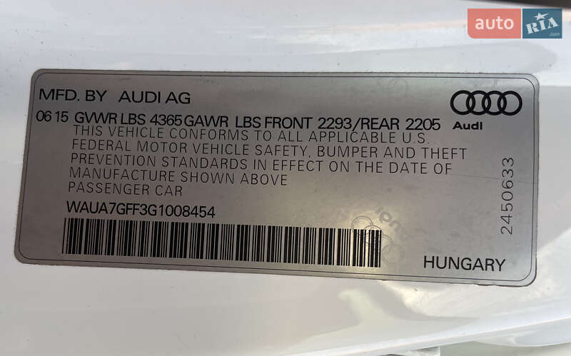 Седан Audi A3 2015 в Киеве фото 31 Седан Audi A3 2015 в Киеве