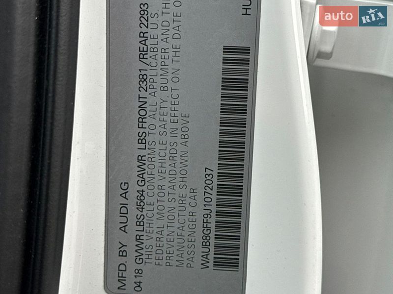 Седан Audi A3 2019 в Ровно
