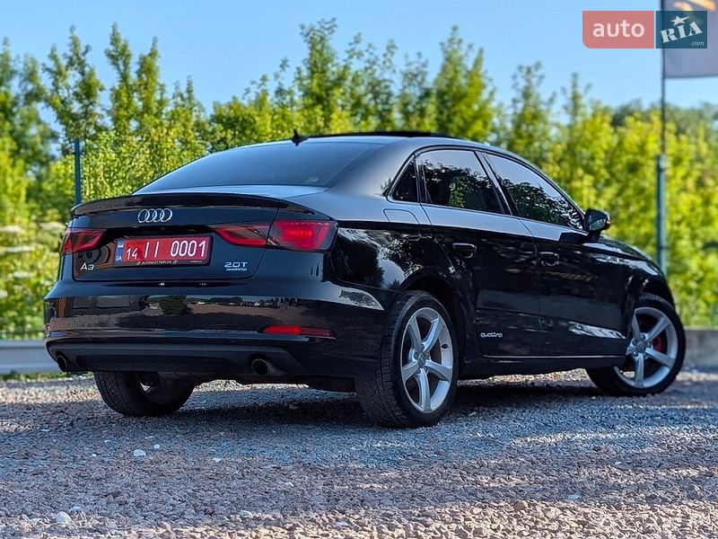 Седан Audi A3 2016 в Дрогобичі