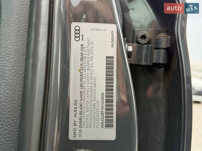 Седан Audi A3 2016 в Львові