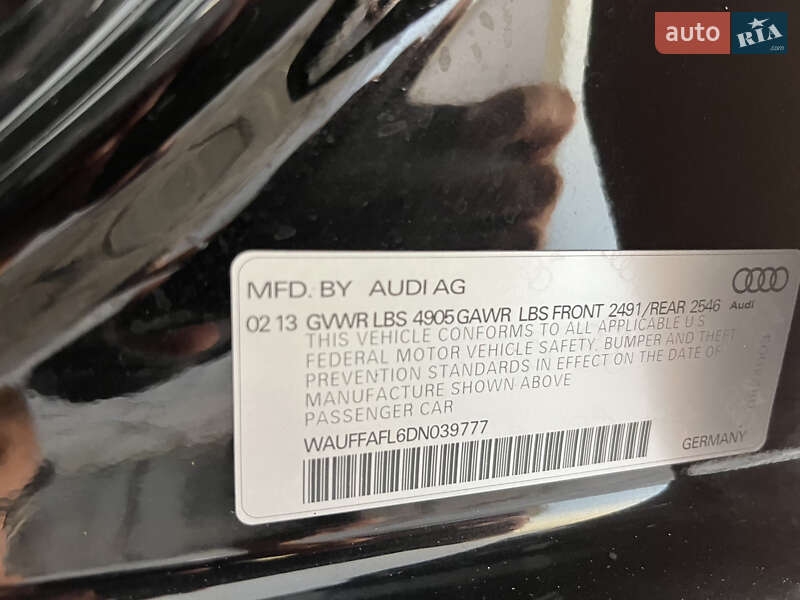 Седан Audi A4 2013 в Харькове