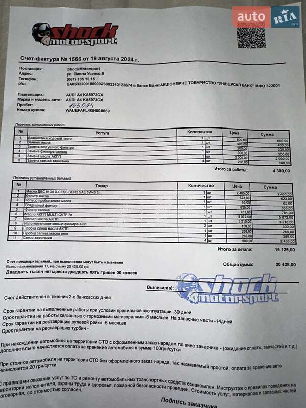 Седан Audi A4 2015 в Киеве