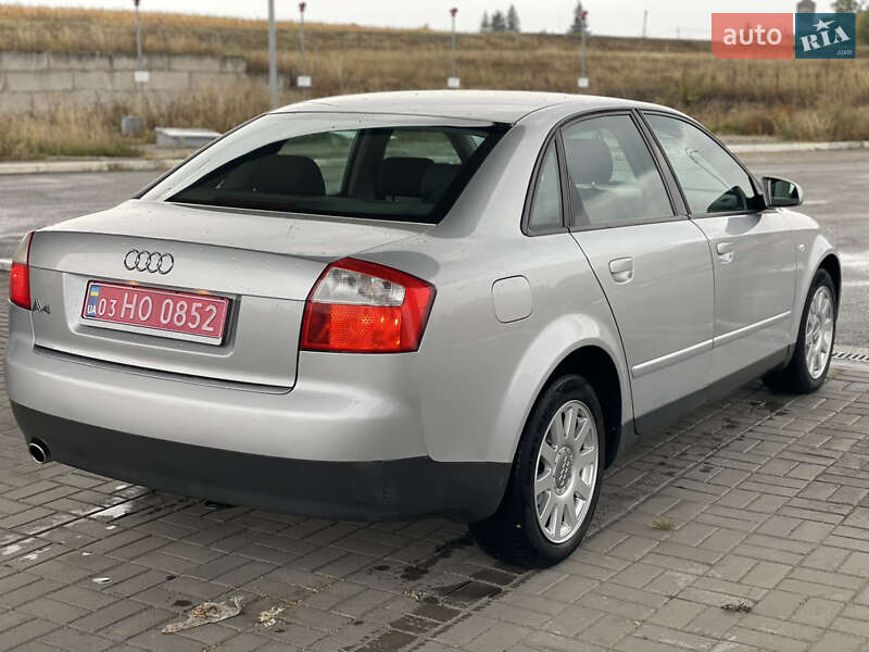 Седан Audi A4 2002 в Корсунь-Шевченківському