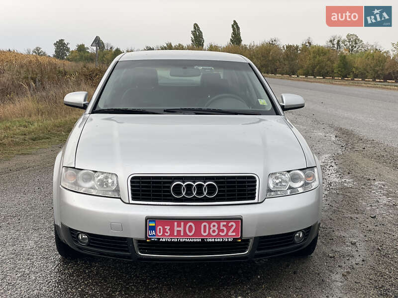 Седан Audi A4 2002 в Корсунь-Шевченківському