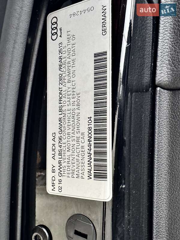 Седан Audi A4 2016 в Києві фото 62 Седан Audi A4 2016 в Києві