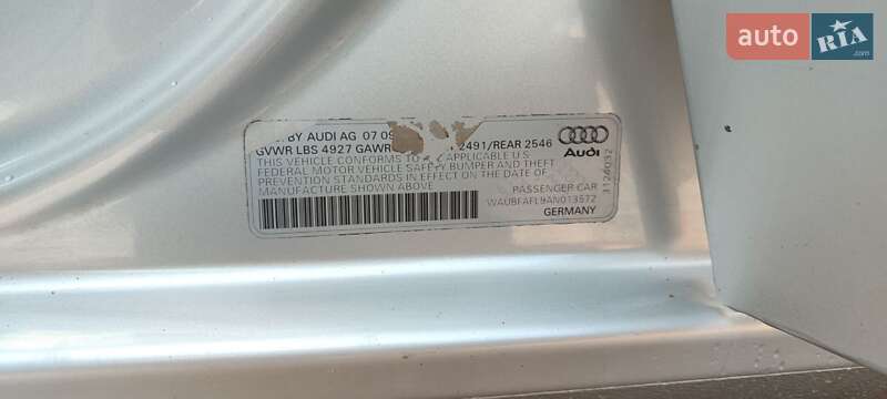 Седан Audi A4 2009 в Мироновке
