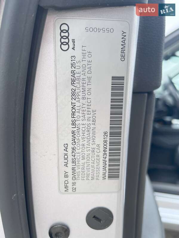 Седан Audi A4 2016 в Баре