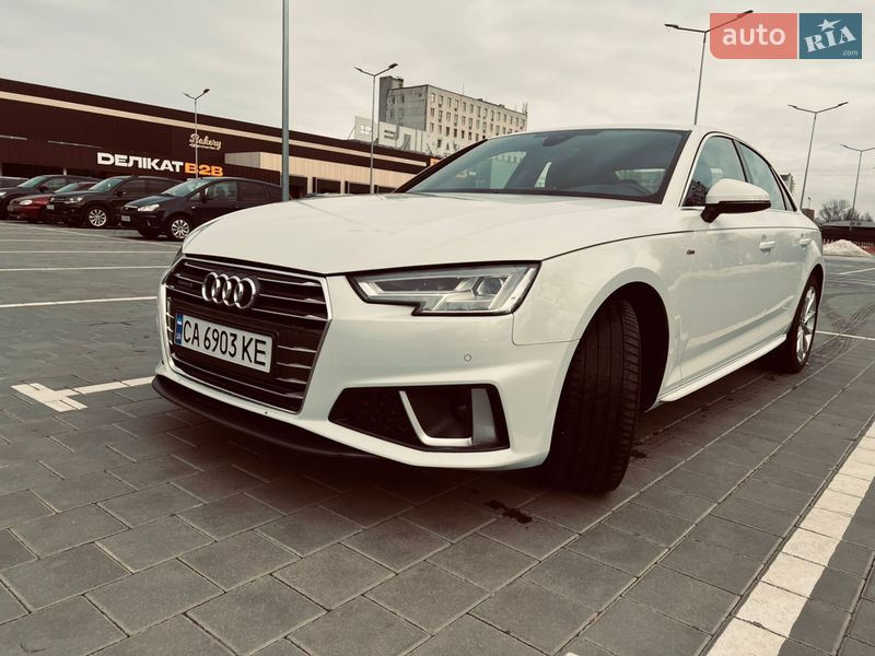 2019 Audi A4, VIN WAUENAF47KN013032:plate — zdjęcie 1 (autoria)