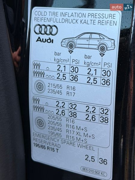 Седан Audi A4 2005 в Днепре