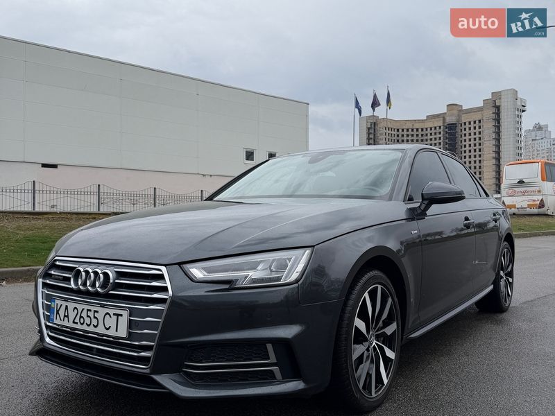 2018 Audi A4, VIN WAUDNAF47JA127601:plate — фото 1 (autoria)
