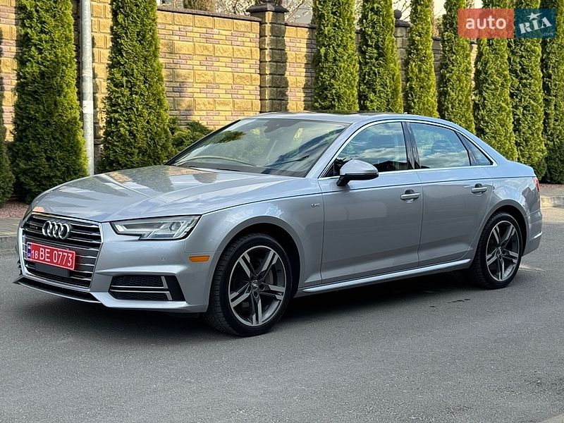 2017 Audi A4, VIN WAUENAF47HN009880:plate — фото 1 (autoria)