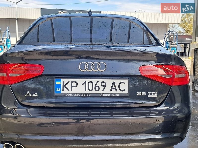 2014 Audi A4, VIN WAUZZZ8K7FA002920:plate — фото 1 (autoria)