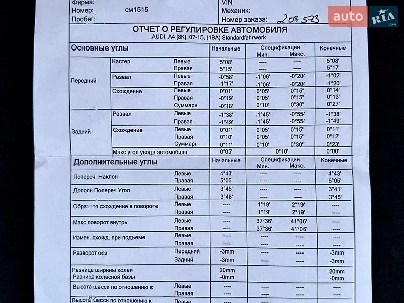 Універсал Audi A4 2008 в Дрогобичі документ