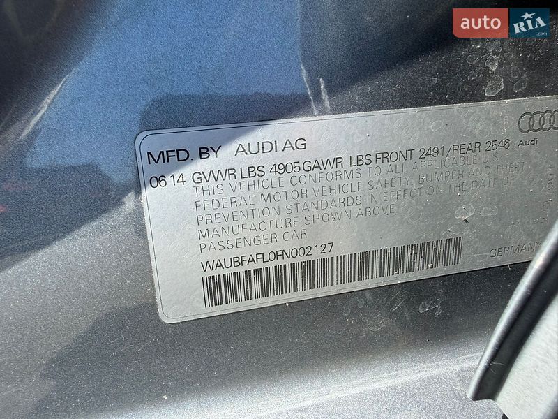 Седан Audi A4 2014 в Луцке