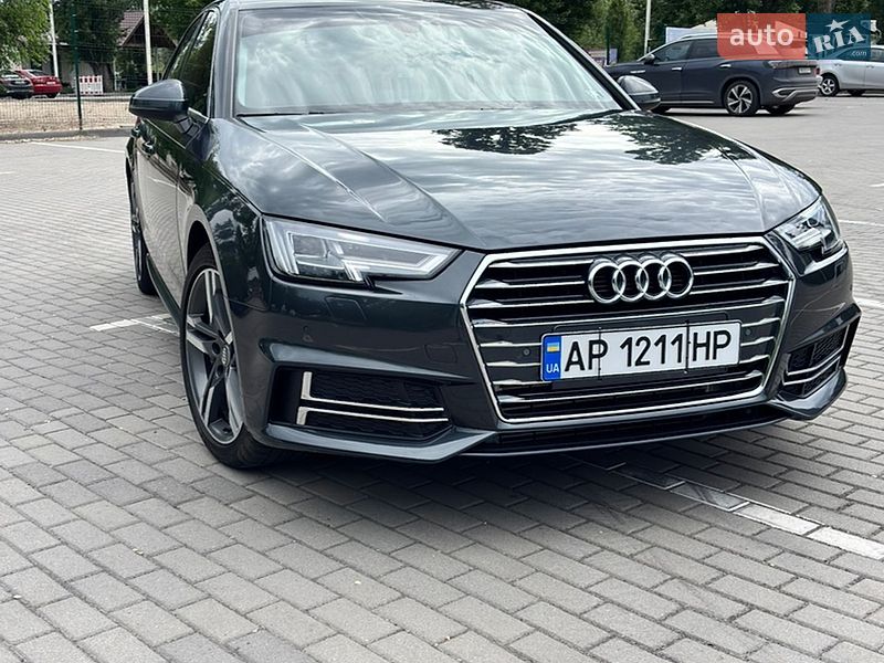 2018 Audi A4, VIN WAUENAF47JA208196:plate — фото 1 (autoria)