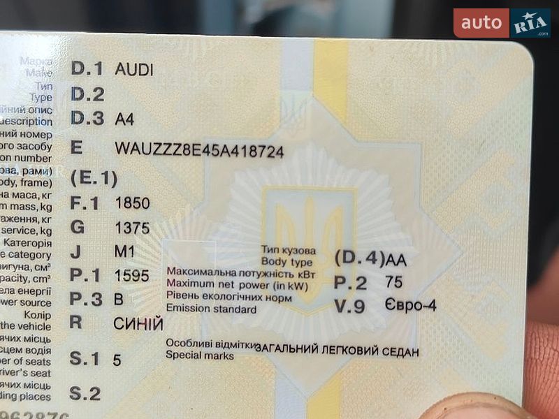 Седан Audi A4 2004 в Львове