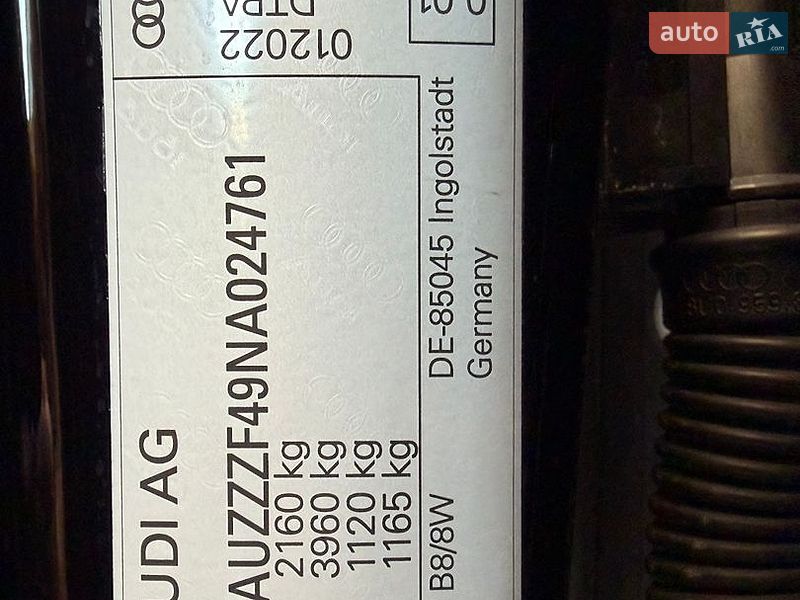Седан Audi A4 2022 в Борисполі